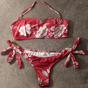 Floral Cheeky Bikini set